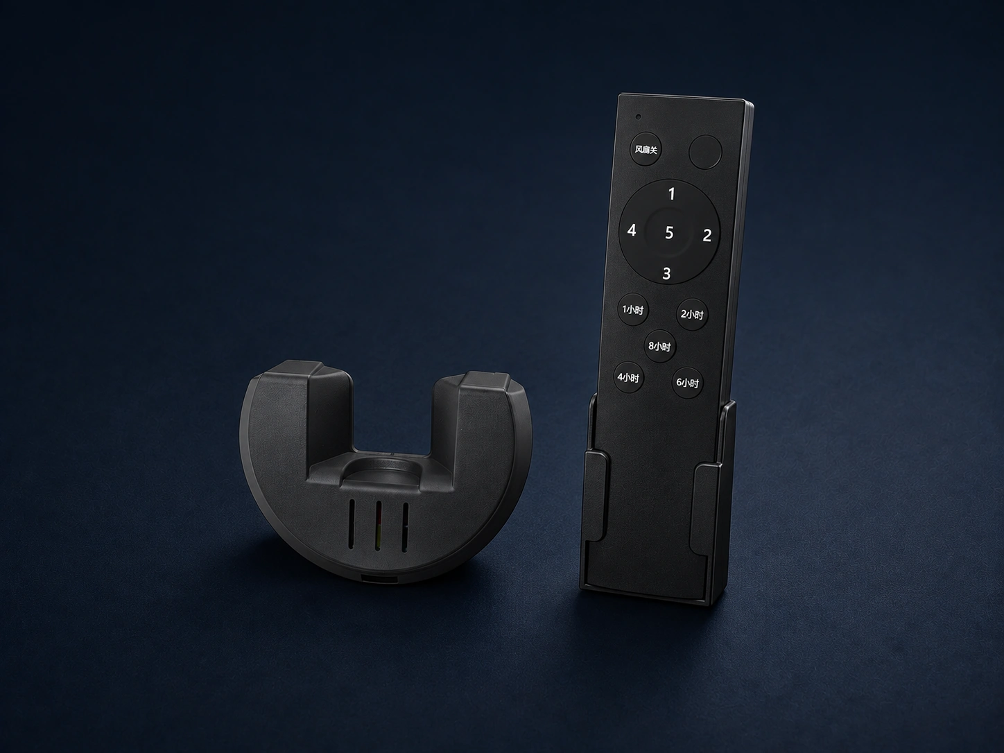 FC-5AC five-speed black remote and curved receiver